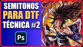 Raster rápido - Tramado (transparencia) para DTF en photoshop técnica 2