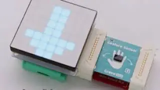 Gesture Sensor & LED matrix
