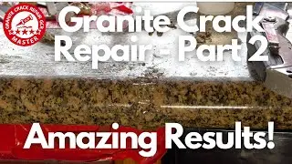 Granite counter crack repair - Part 2