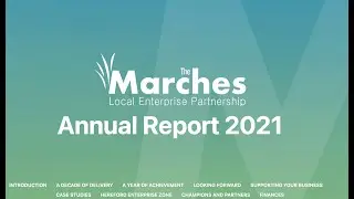 Marches Local Enterprise Partnership - Decade of Delivery for annual report 2021