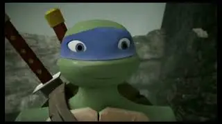TMNT 2012 - April hugs Leo