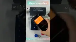 K105 water proof access control system to open electronic door lock by RFID , NFC , Password