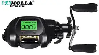A must-have product! New Big Led Screen Electronic Baitcasting Fishing Reel High Speed 7.2:1 10kg