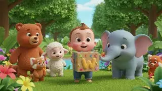 ABC Surprise Box with Animals Song for Kids | Learn ABC Letters & Fun Nursery Rhymes 🎁🐶🎶