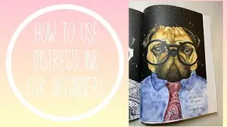 Color with Sowa | Speed Coloring | Using Distress Ink for Beginners