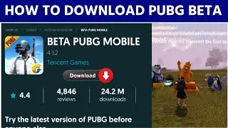 How to Download PUBG Beta Version? PUBG beta kaise download Karein? #pubgbeta #pubgbetadownload