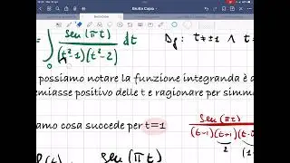 Dominio di una funzione integrale.