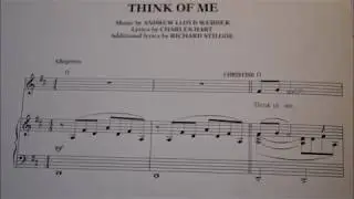 Think of Me Piano Accompaniment - Christine only
