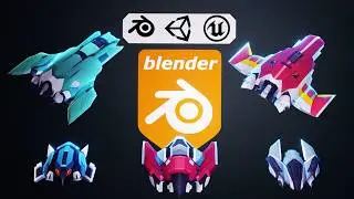 5 Unique Game-Ready Spaceship Models 🌌