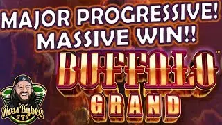 Buffalo Grand Slot Machine Max Bet Major Progressive & a x10 SPIN!