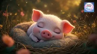 Sleepy Piglet Lullaby: Soothing Music & Relaxing Animation for Babies and Kids to Fall Asleep | Pig