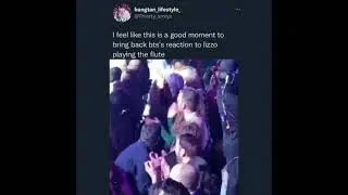 BTS reaction to Lizzo playing the flute