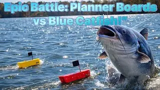 Monster Blue Catfish Attack! (Planner Board Chaos) @LiveandDirectOutdoorsLLC 