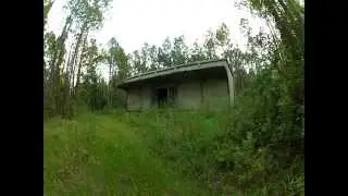 Abandoned WWII Era Naval Air Gunnery School Building in Duval County