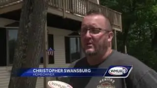 Boat crashes into home in Ossipee