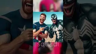 Venom, Spider-Man and Captain America and cars❤️🔥#spiderman #marvel #brawlstars #dc