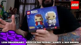 Lego Brickheadz - Back to the Future - Marty & Doc Brown - Timelapse