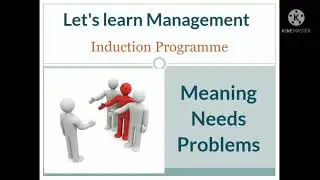 Human Resource Management | Orientation | Induction Programme | Induction Training in English