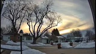 Time Lapse Sunrise December 17, 2025