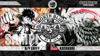 [OP08] North Blue - Distrito Zero League Bo3: B/Y Luffy VS Katakuri - EP052 | One Piece TCG