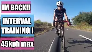 interval training 45kph max! with erpats
