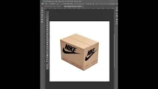 Photoshop 2025 &ndash; Nike Carton Mockup Design #Mockup #photoshoptips