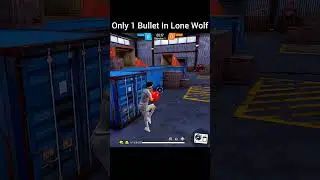 Impossible 1 Bullet Challenge In Lone Wolf #shorts