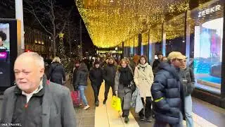 STOCKHOLM CHRISTMAS WALKING TOUR 2025 🎄🇸🇪 4K – Magical Christmas Vibes City Tour