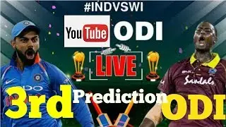 IND vs WI 3rd ODI prediction 2018, 100% winning prediction,pointing tech