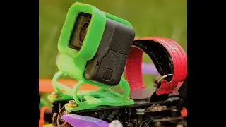 GoPro Hero 5 Soft Mount Comparison (wizard X220HV frame) (STL in Description)