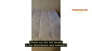 Review BEDLORE Full Size Mattress Topper Viscose Derived from Bamboo, Thick Pillow Top Mattress Pad