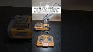 Mini hillhead action: remote control excavator fun #fok #yorkshire