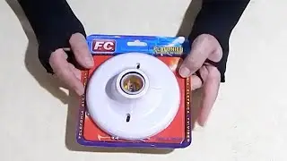 Solução para quem não gosta de fazer bases para luminária de pvc
