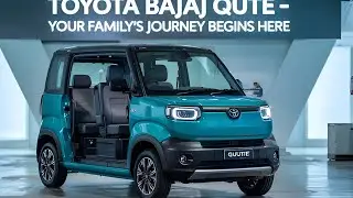 🚗 Toyota Bajaj Qute 2025 &ndash; Rewolucja wśr&oacute;d mini samochod&oacute;w! 😍 Kompaktowy, inteligentny i oszczędny 🚘