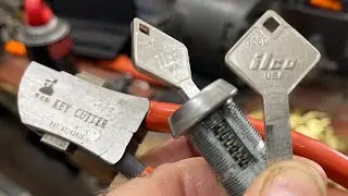 truck lid lock, key make using Lishi cutter