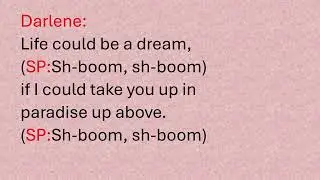 Sh-Boom (Rehearsal Track)