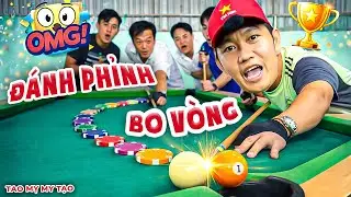 Thử Thách Đánh Phỉnh Bo Vòng Đẩy Bi Vào Lỗ Nhận Thưởng | Tao Mỵ My Tạo