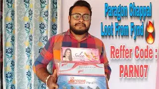 Fynd App Paragon Slippers Loot Unboxing & Review || Amazing App For Shopping Loot🔥🔥|| PARN07
