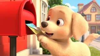Little Puppy Drives the Mail Truck 🐶📮🚚 | Fun 3D Animated Nursery Rhyme for Kids & Toddlers