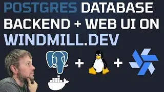 Integrate Windmill.dev Web UI With PostgreSQL Database 🐘 🔥 Open Source | Developer | DevOps