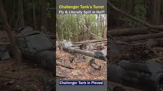 Шокирующие кадры: башня танка Challenger разнесена на части!