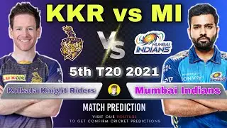 IPL 2021 Kolkata Knight Riders vs Mumbai Indians 5th Match Prediction | KKR vs MI Highlights
