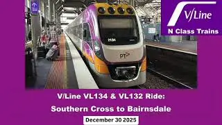 V/Line VL134 & VL132 Ride: Southern Cross to Bairnsdale (Full Trip)