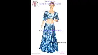 Creamy Soft Fabric Dance Dress for Dancers | Lightweight Big Flare Lehenga | ROSE FASHION HOUSE