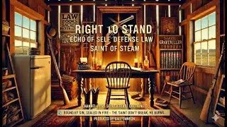 🛡️ Right To Stand (Echo of Self-Defense Law) &ndash; Dark Country Rap | Saint of Steam [HD] 💧