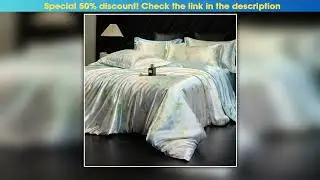 Today Only 100% Natural Mulberry Silk Fitted Sheet Bedding Sets 3D Printed Satin Cooling Quilt Cove
