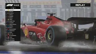 F1 23 France wet race highlights