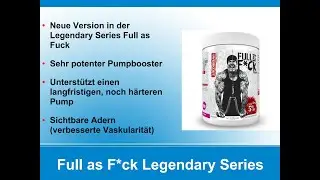 Rich Piana Full as F*ck Legendary Series Booster - Review - Wirkung - Erfahrung