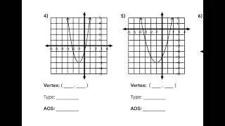 8-3 Vertex and Axis of Symmetry