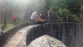 🕳⚠Rock Drop at Hatfield  McCoy Recovery Mine Shaft💎🌳